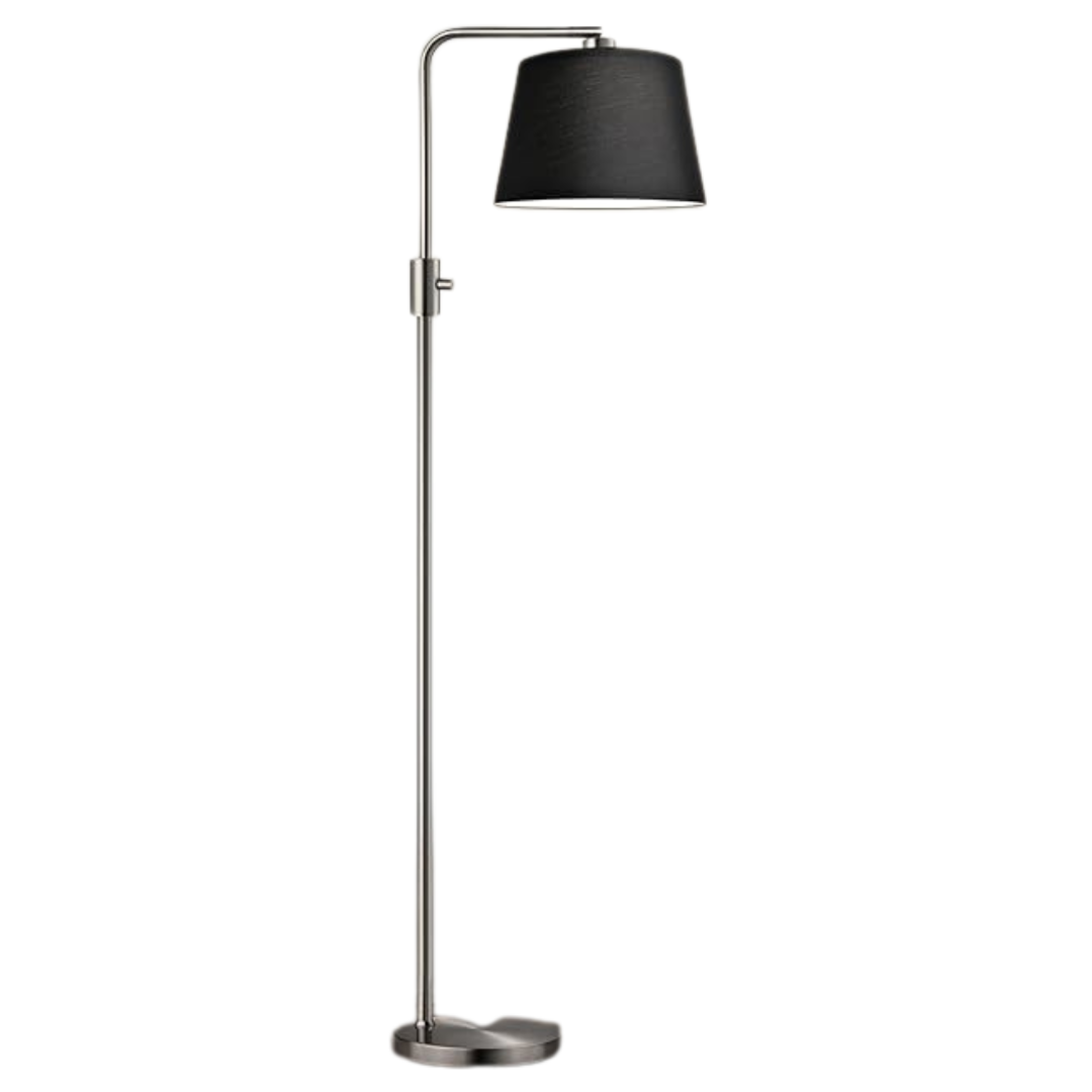 Dimmable Arc Floor Lamp with Different Shades, LED Bulb Included