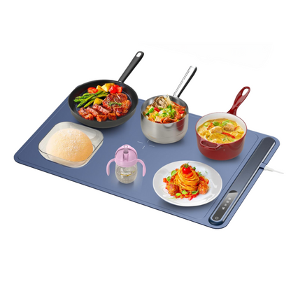 Electric Food Warming Tray with Touch Control & Rollable Storage