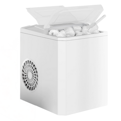 Countertop Ice Maker with 2 Cube Sizes, 26.5 lbs Daily Capacity