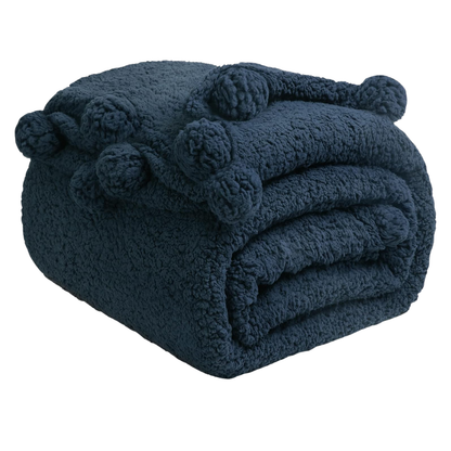 Sherpa Fleece Blanket – Soft Microfiber for Beds and Couches