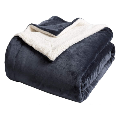 Sherpa Fleece Blanket – Soft Microfiber for Beds and Couches