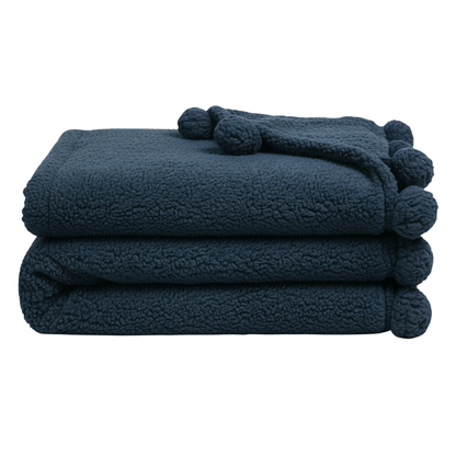 Sherpa Fleece Blanket – Soft Microfiber for Beds and Couches