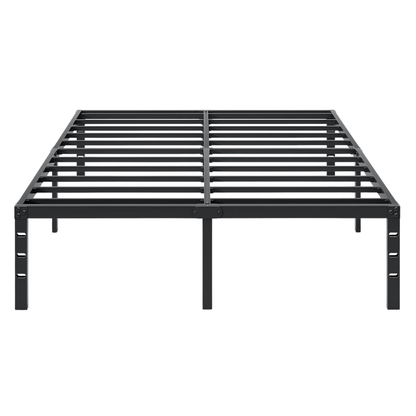 Steel Platform Bed Frame 18-Inch High with Underbed Storage Space